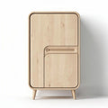 Armoire en bois de pin naturel pour rangement moderne 80 x 40 x 120cm